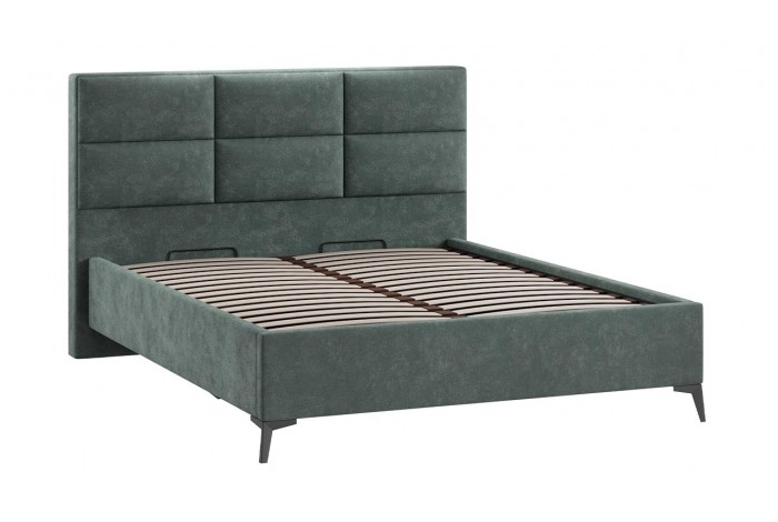 Кровать с ПМ «Делана» 1600 (с подъемным механизмом) Велюр Brut Forest 09