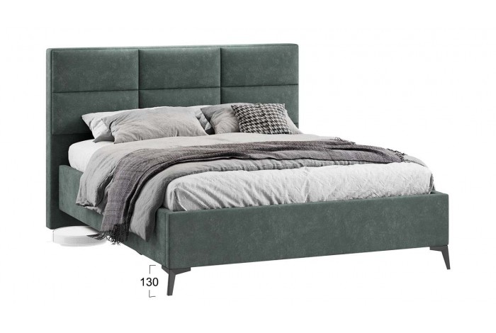 Кровать с ПМ «Делана» 1600 (с подъемным механизмом) Велюр Brut Forest 09