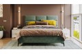 Кровать с ПМ «Делана» 1600 (с подъемным механизмом) Велюр Brut Forest 09