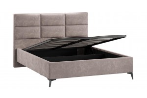 Кровать с ПМ Делана 1600 (с подъемным механизмом) Велюр Brut Mocco 06