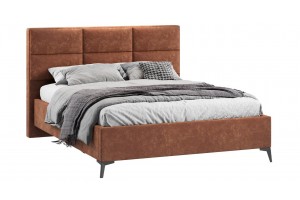 Кровать с ПМ Делана 1600 (с подъемным механизмом) Велюр Brut Terracot 13