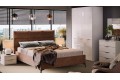 Кровать с ПМ «Делана» 1600 (с подъемным механизмом) Велюр Brut Terracot 13
