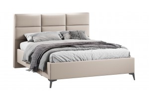 Кровать с ПМ Делана 1600 (с подъемным механизмом) Велюр Confetti Cream