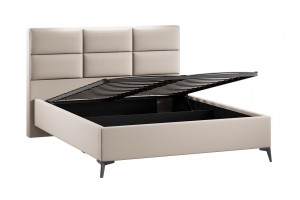 Кровать с ПМ Делана 1600 (с подъемным механизмом) Велюр Confetti Cream