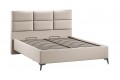 Кровать с ПМ «Делана» 1600 (с подъемным механизмом) Велюр Confetti Cream