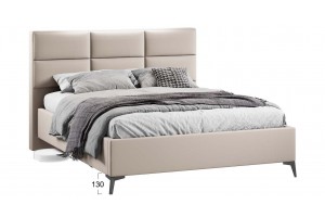 Кровать с ПМ Делана 1600 (с подъемным механизмом) Велюр Confetti Cream