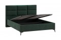 Кровать с ПМ «Делана» 1600 (с подъемным механизмом) Велюр Confetti Deep forest