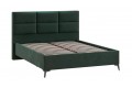 Кровать с ПМ «Делана» 1600 (с подъемным механизмом) Велюр Confetti Deep forest