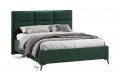 Кровать с ПМ «Делана» 1600 (с подъемным механизмом) Велюр Confetti Deep forest