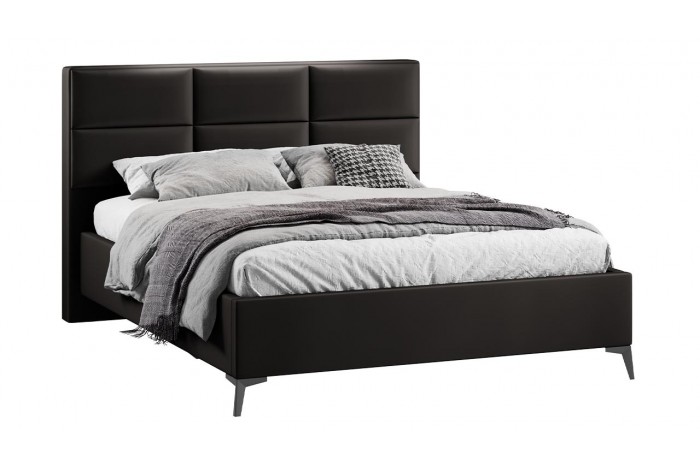 Кровать с ПМ «Делана» 1600 (с подъемным механизмом) Велюр Confetti Stone