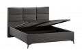 Кровать с ПМ «Делана» 1600 (с подъемным механизмом) Велюр Графит