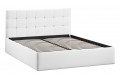 Кровать без ПМ «Джоли» 1400 Тип 1 (без подъемного механизма) Экокожа Polo white