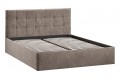 Кровать без ПМ «Джоли» 1400 Тип 1 (без подъемного механизма) Микровелюр Wellmart Latte