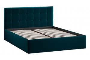 Кровать с ПМ Джоли 1400 Тип 1 (с подъемным механизмом) Велюр Confetti Izumrud