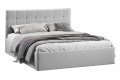 Кровать с ПМ «Джоли» 1400 Тип 1 (с подъемным механизмом) Велюр Confetti Silver