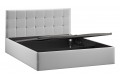 Кровать с ПМ «Джоли» 1400 Тип 1 (с подъемным механизмом) Велюр Confetti Silver