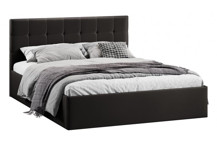 Кровать без ПМ «Джоли» 1600 Тип 1 (без подъемного механизма) Велюр Confetti Stone