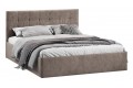 Кровать с ПМ «Джоли» 1600 Тип 1 (с подъемным механизмом) Микровелюр Wellmart Latte