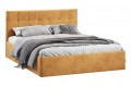 Кровать с ПМ «Джоли» 1600 Тип 1 (с подъемным механизмом) Микровелюр Wellmart Yellow