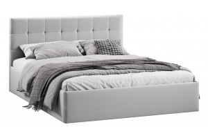 Кровать с ПМ Джоли 1600 Тип 1 (с подъемным механизмом) Велюр Confetti Silver