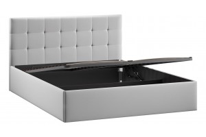 Кровать с ПМ Джоли 1600 Тип 1 (с подъемным механизмом) Велюр Confetti Silver