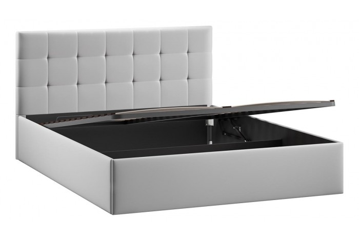 Кровать с ПМ «Джоли» 1600 Тип 1 (с подъемным механизмом) Велюр Confetti Silver