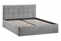Кровать без ПМ «Джоли» 1800 Тип 1 (без подъемного механизма) Микровелюр Wellmart Silver