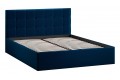 Кровать без ПМ «Джоли» 1800 Тип 1 (без подъемного механизма) Велюр Confetti Blue