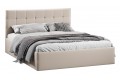 Кровать без ПМ «Джоли» 1800 Тип 1 (без подъемного механизма) Велюр Confetti Cream