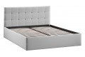 Кровать без ПМ «Джоли» 1800 Тип 1 (без подъемного механизма) Велюр Confetti Silver