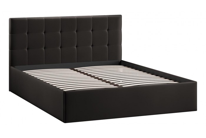 Кровать без ПМ «Джоли» 1800 Тип 1 (без подъемного механизма) Велюр Confetti Stone