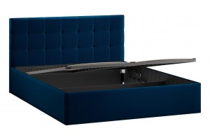 Кровать с ПМ Джоли 1800 Тип 1 (с подъемным механизмом) Велюр Confetti Blue