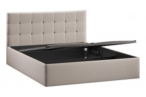 Кровать с ПМ Джоли 1800 Тип 1 (с подъемным механизмом) Велюр Confetti Smoke