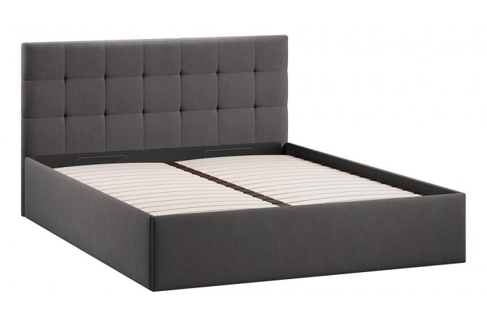 Кровать с ПМ «Джоли» 1800 Тип 1 (с подъемным механизмом) Велюр Графит