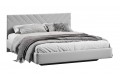 Кровать без ПМ «Кевия» 1400 Тип 1 (без подъемного механизма) Велюр Confetti Silver
