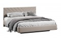 Кровать без ПМ «Кевия» 1400 Тип 1 (без подъемного механизма) Велюр Confetti Smoke