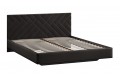 Кровать без ПМ «Кевия» 1400 Тип 1 (без подъемного механизма) Велюр Confetti Stone