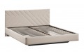 Кровать без ПМ «Кевия» 1800 Тип 1 (без подъемного механизма) Велюр Confetti Cream