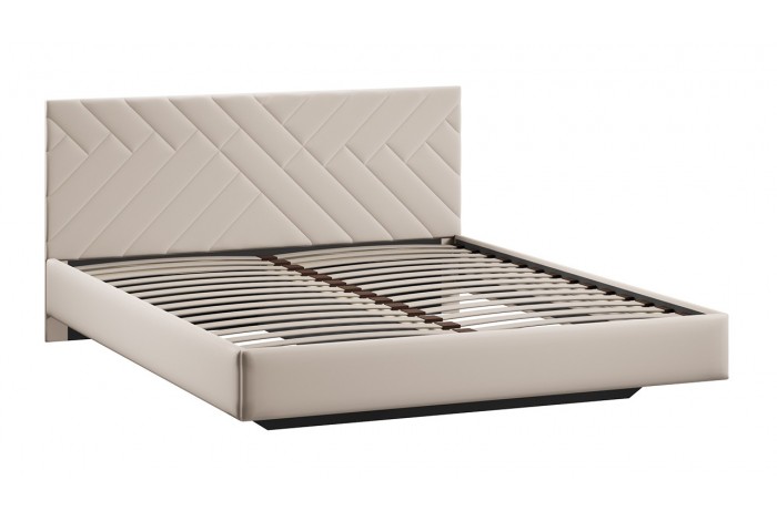 Кровать без ПМ «Кевия» 1800 Тип 1 (без подъемного механизма) Велюр Confetti Cream