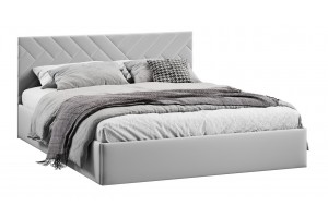 Кровать с ПМ Кевия 1600 Тип 1 (с подъемным механизмом) Велюр Confetti Silver
