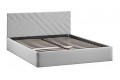 Кровать с ПМ «Кевия» 1600 Тип 1 (с подъемным механизмом) Велюр Confetti Silver