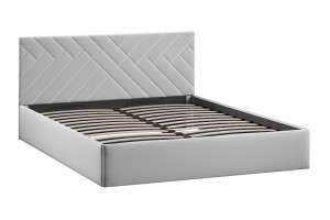 Кровать с ПМ Кевия 1600 Тип 1 (с подъемным механизмом) Велюр Confetti Silver