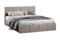 Кровать с ПМ «Лора» 1600 (с подъемным механизмом) Велюр Confetti Smoke