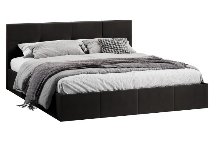 Кровать с ПМ «Лора» 1800 (с подъемным механизмом) Велюр Confetti Stone