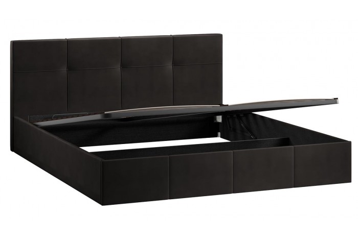 Кровать с ПМ «Лора» 1800 (с подъемным механизмом) Велюр Confetti Stone