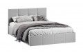 Кровать с ПМ «Лора» 1400 (с подъемным механизмом) Велюр Confetti Silver