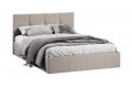 Кровать с ПМ «Лора» 1400 (с подъемным механизмом) Велюр Confetti Smoke