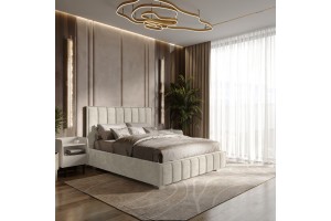 Кровать Мирабель 1,6 КР-16 с настилом (миндаль)