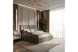 Кровать Мирабель 1,6 КР-16 с настилом (муссон)