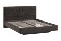 Кровать без ПМ «Пандора» 1600 Тип 1 (без подъемного механизма) Велюр Brut Chocolate 17